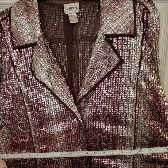 Chico's Women's Jacket Size 2 (Med) EUC - Picture 13 of 15